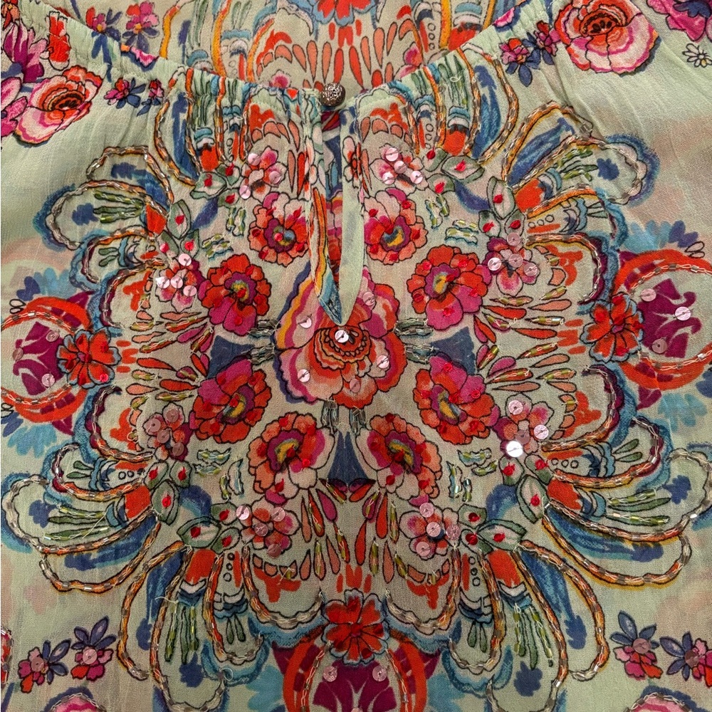 Bila Flowy and Flowery and Sequined Top - Picture 5 of 7